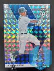 2021 Panini Mosaic Kyle Lewis #62 Silver Mosaic Prizm Seattle Mariners